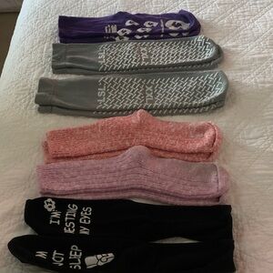 6 sets of Assorted Colorful Socks bundle